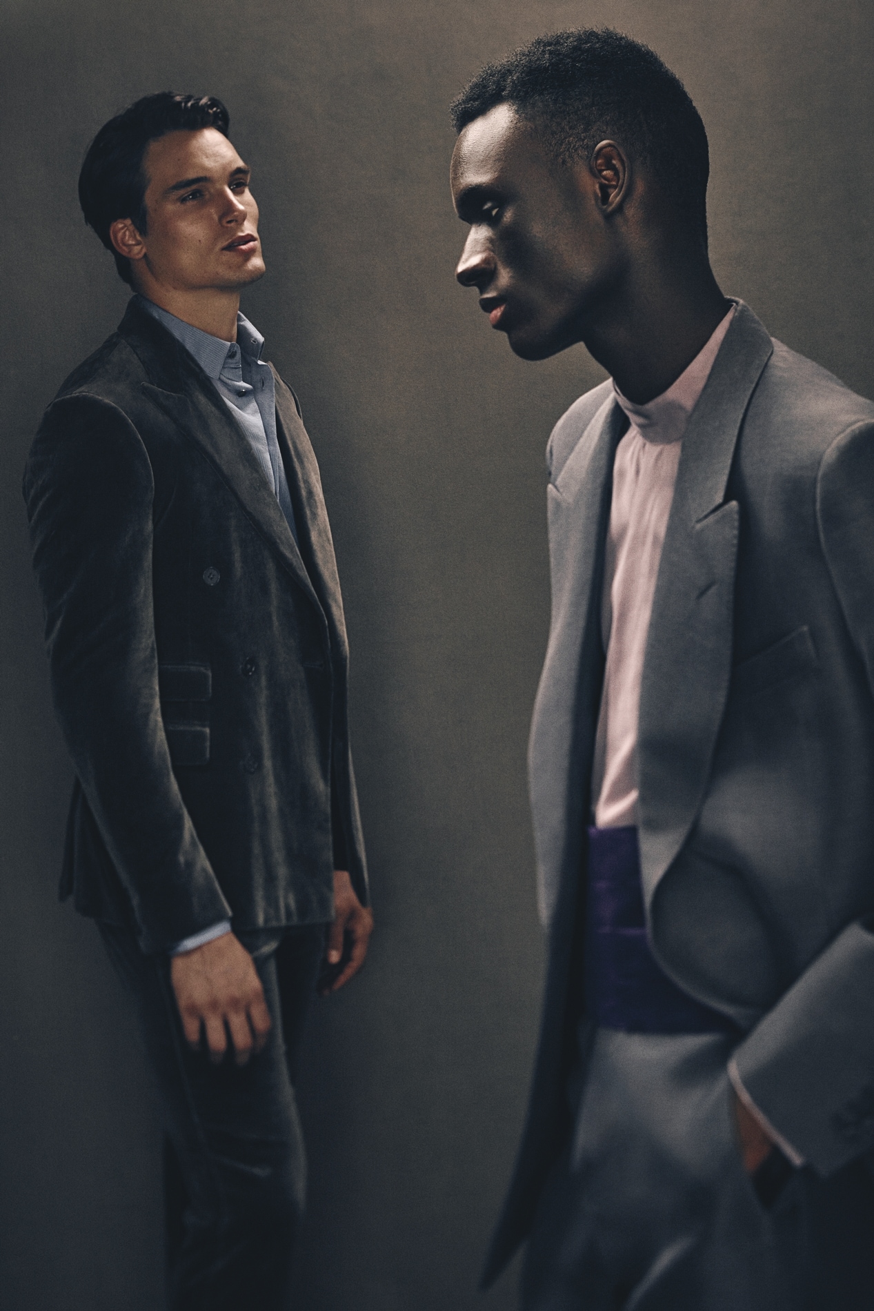 Menswear Takes on a Glamorous New Edge with Sumptuous Fabrics, Fluid ...