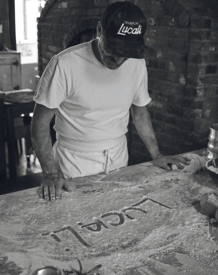 Mark Iacono at Lucali. PHOTO BY FELIPE CUEVAS