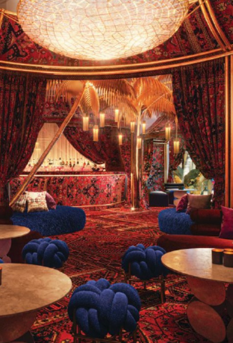 The Shag Room is inspired by the famed Studio 54. PHOTO COURTESY OF VIRGIN HOTELS LAS VEGAS
