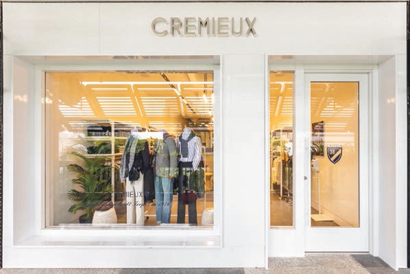 The exterior of Cremieux’s storefront at Bal Harbour Shops PHOTO COURTESY OF CREMIEUX