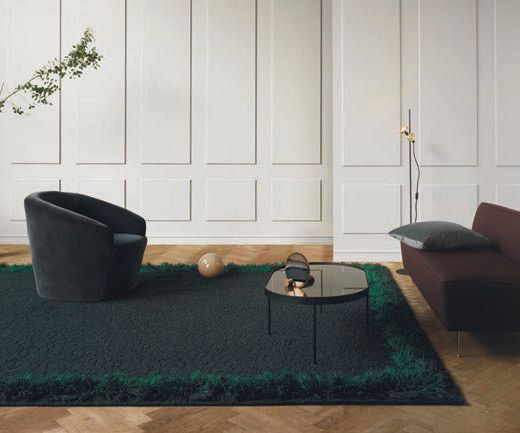 The Feather rug by Kasthall PHOTO COURTESY OF CLIMA HOME