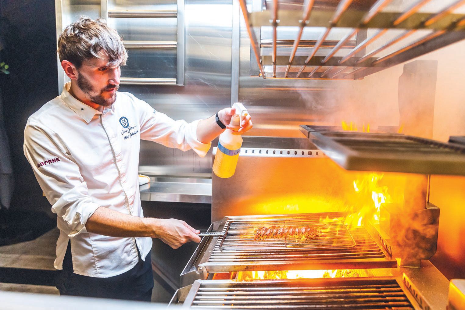 Leku now houses the first outdoor Josper grill in South Florida, prompting exquisite new grilled dishes. PHOTO BY ZACK @THEBACYARD