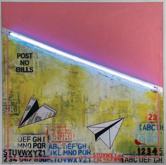 From the Come Fly With Me series, “Neon Blue” PHOTO COURTESY OF THE ARTIST