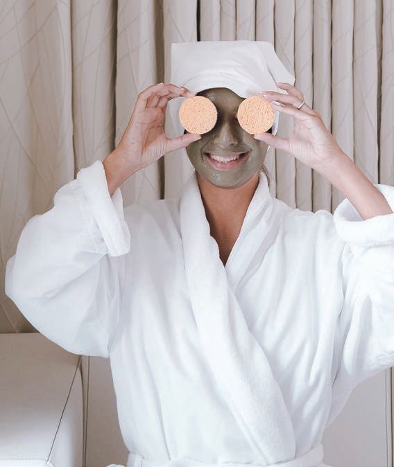 Reach a new
level of relaxation at âme Spa
and Wellness Collective. PHOTO COURTESY OF BRANDS