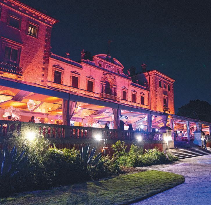Vizcaya’s Main House glows for the Vizcaya Ball. PHOTO: BY JULIAN OSORIO