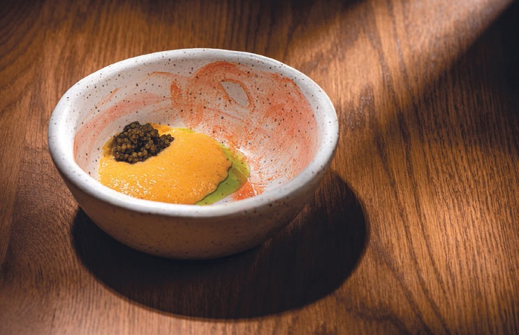 Osetra caviar dish from Lion & The Rambler PHOTO COURTESY OF: LION & THE RAMBLER
