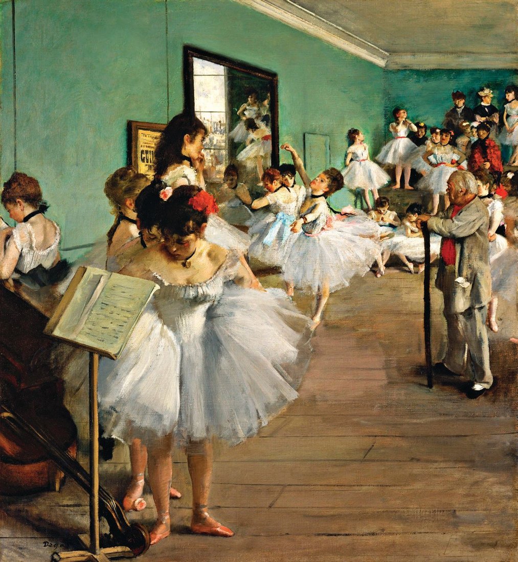 Degas’ “The Dance Class” is part of the Arsht Center’s Lasting Impressions: The 3D LED Experience. PHOTO COURTESY OF PRINCETON ENTERTAINMENT GROUP & ARSHT CENTER FOR THE PERFORMING ARTS