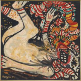 Maryan, “Personnage with Feet in the Air” (1964) PHOTO COURTESY OF MUSEUM OF CONTEMPORARY ART MIAMI, NORTH MIAMI, MY NAME IS MARYAN