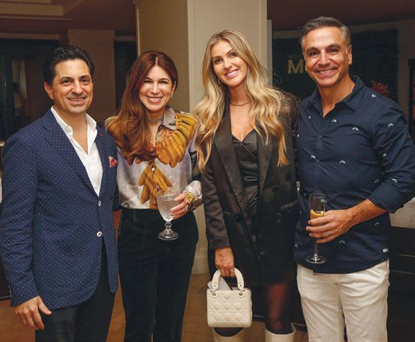 Diego and Gisela Lowenstein with Karolina and Constantinos Antoniades PHOTO BY JORDAN BRAUN PHOTOGRAPHY