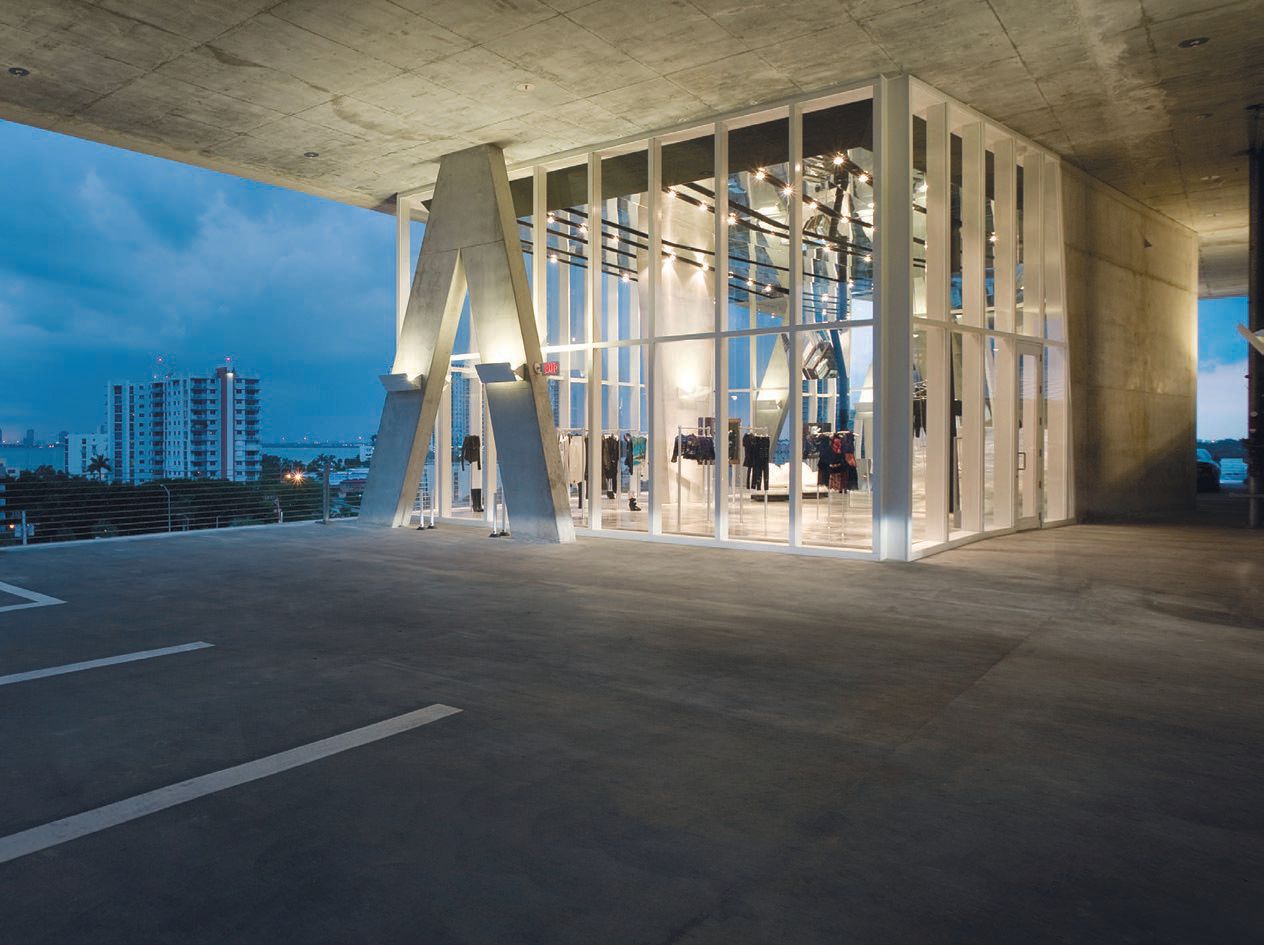 Alchemist is located on the fifth level of the Herzog & de Meuron-designed 1111 Lincoln Road parking structure PHOTO BY RICHARD BENCOSME/COURTESY OF ALCHEMIST