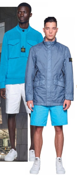 Looks from Stone Island’s spring/summer 2021 collection PHOTO COURTESY OF BRANDS 
