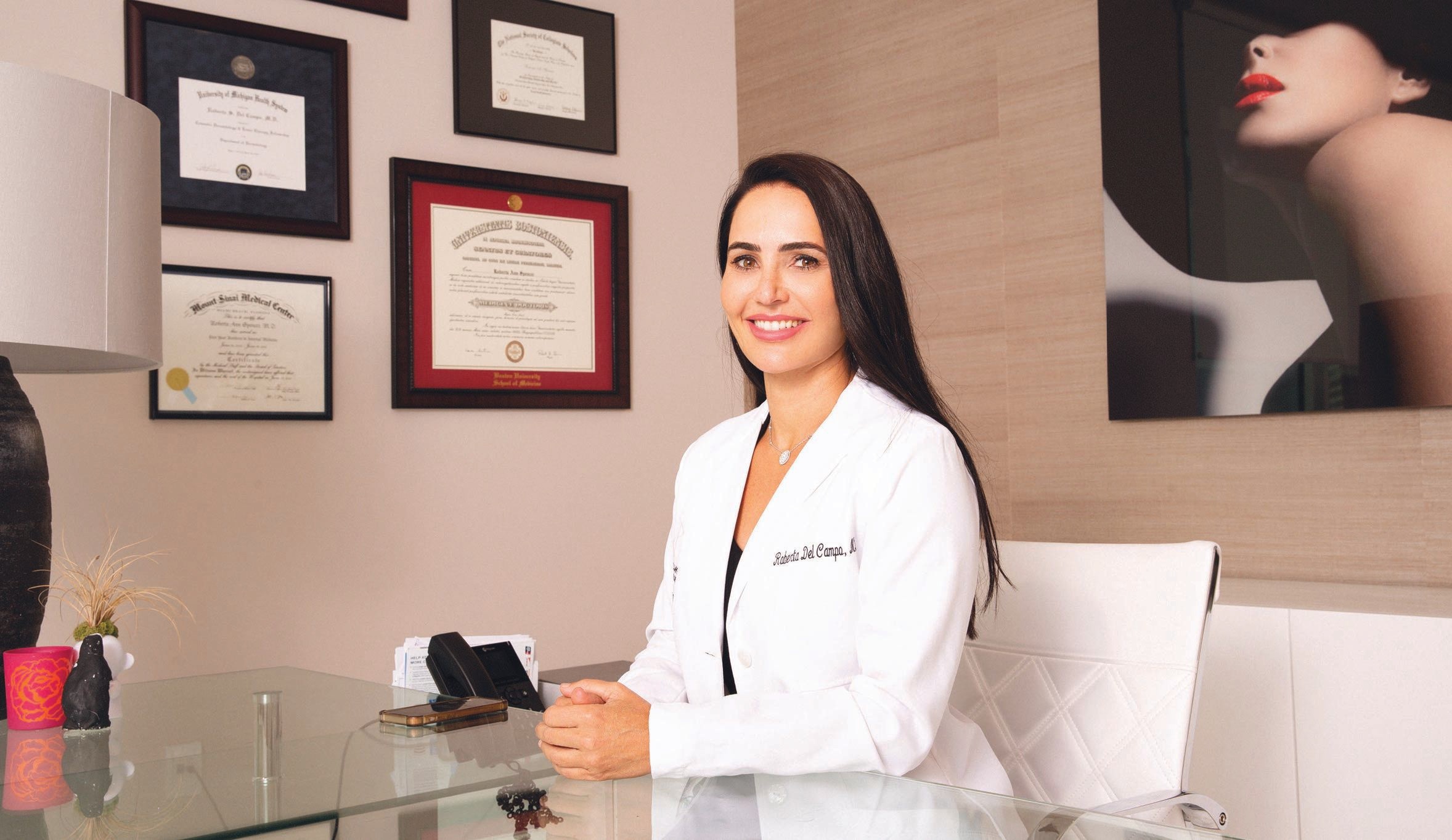 Board-certified dermatologist Dr. Roberta Del Campo PHOTO COURTESY OF DR. ROBERTA DEL CAMPO